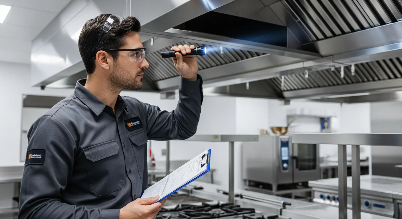 Commercial kitchen extract cleaning in Oadby and Wigston
